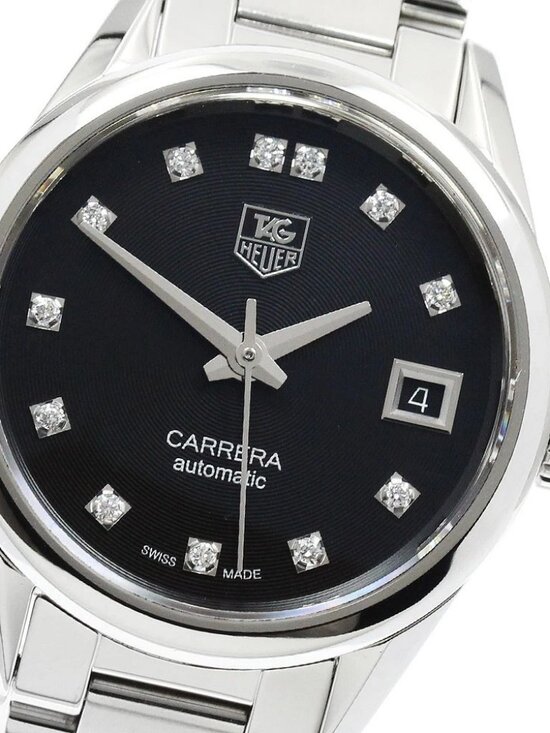 TAG HEUER Carrera WAR2413.BA0776 12P diamond date Automatic Ladies Watch_949314 main image 5